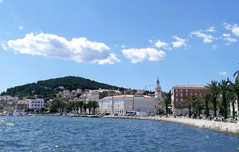 Marjan Hill in the city of Split along the Dalmatian Coast