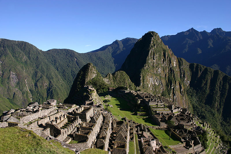 Machu Picchu, Andes Mountains in Peru