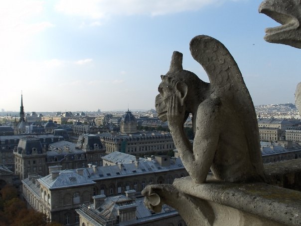 Gargoyle on Notre Dame Cathedral, Paris