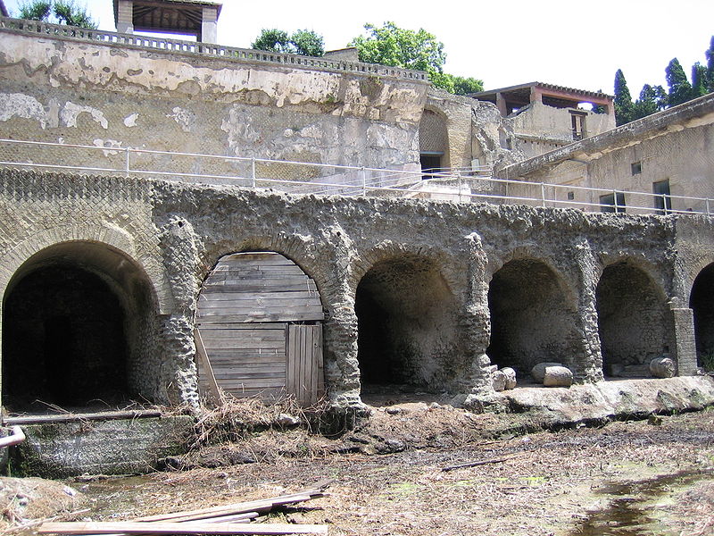 Ruins at Herculaneum (Ercolano), Italy