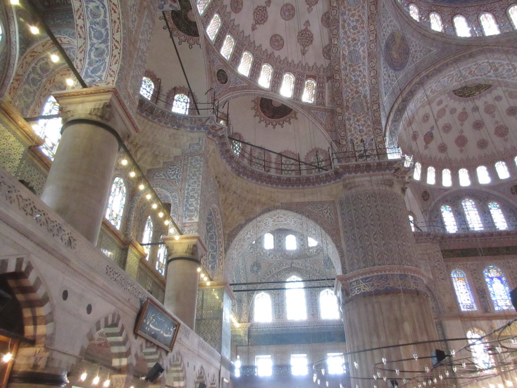 Interior of the Blue Mosque, Istanbul
