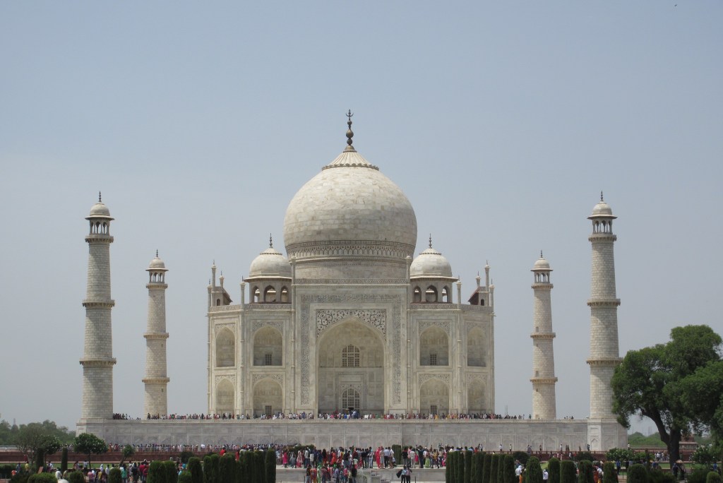 The stunning Taj Mahal
