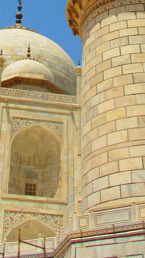 Close up of the Taj Mahal. Agra